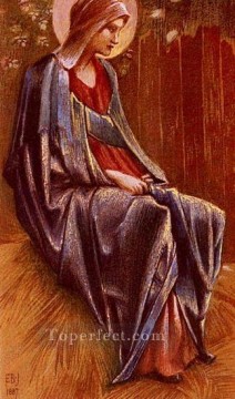 La Virgen Prerrafaelita Sir Edward Burne Jones Pinturas al óleo
